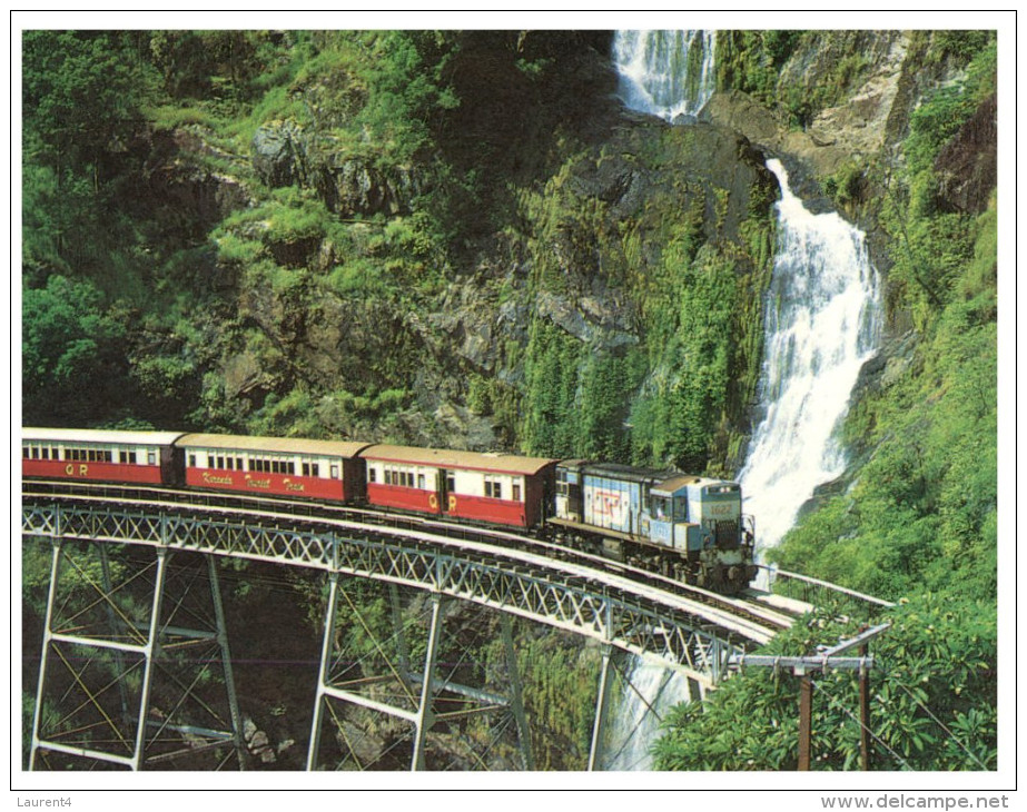 (006) Australia - QLD - Train And Waterfall - Cairns