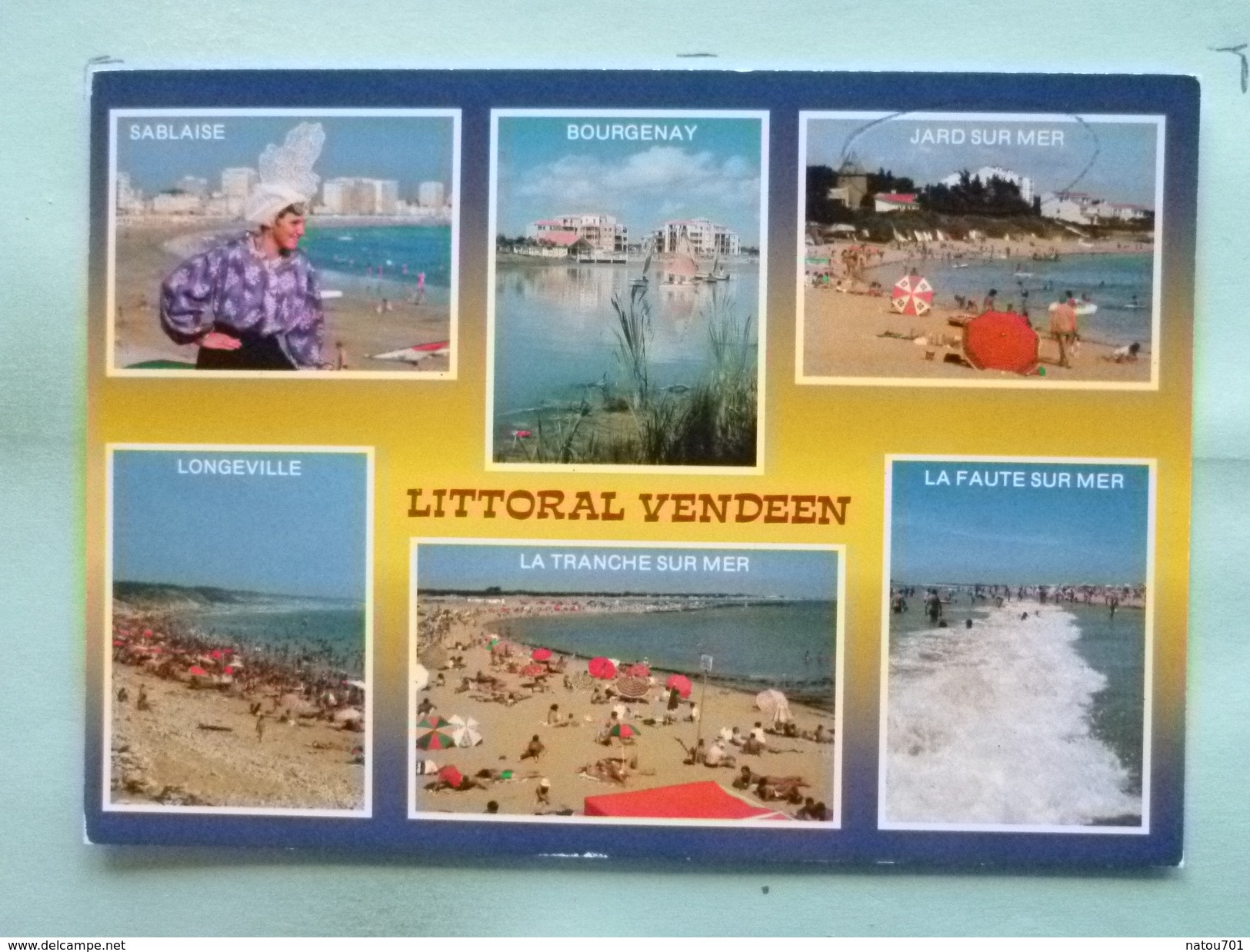 V08-85--vendee-littoral Vendeen-sablaise-bourgenay-jard Sur Mer-longeville-la Tranche Sur Mer La Faute Sur Mer--multivue - Autres & Non Classés