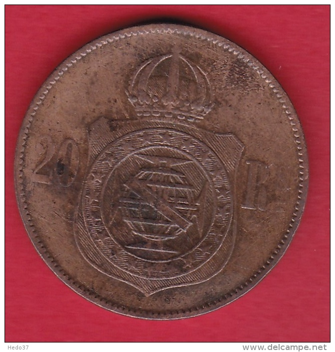 Brésil - 20 Reis  - 1869 - Brazil