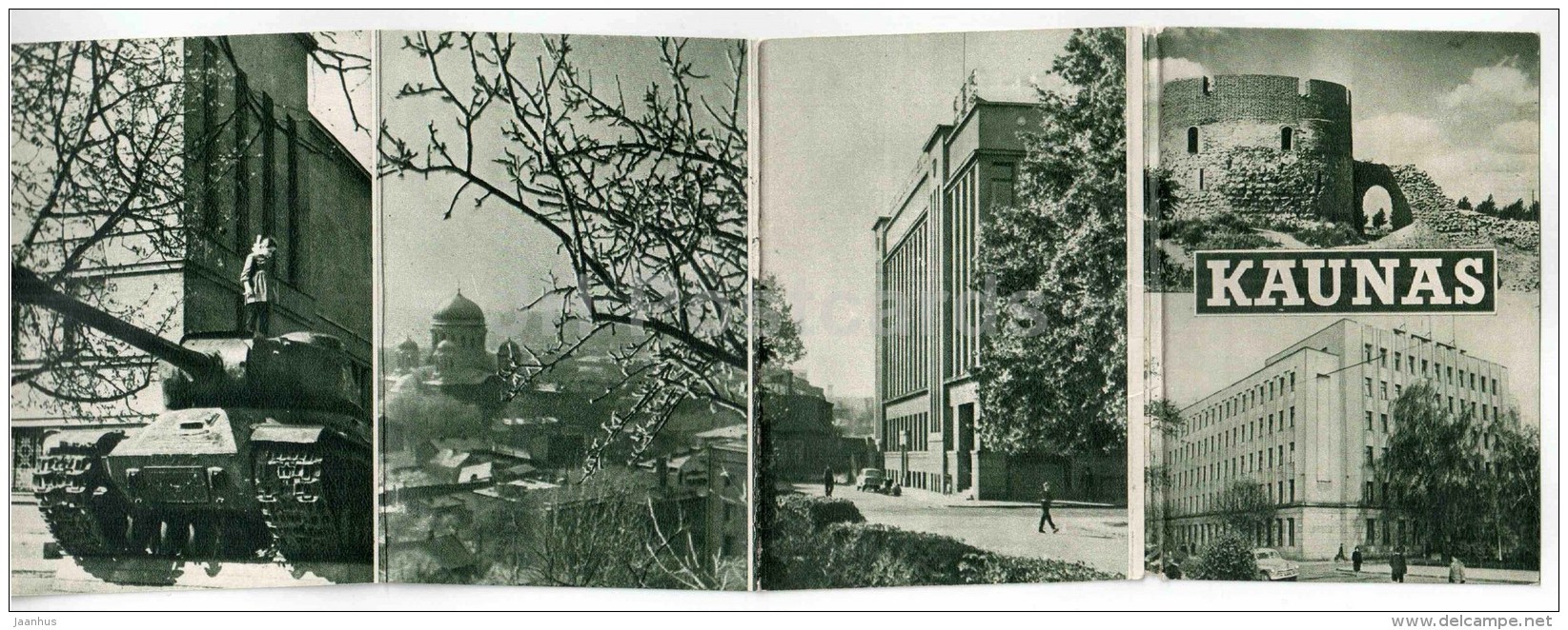 Kaunas - 1 - Mini Photo Book - Leporello - 1965 - Lithuania USSR - Unused - Lituanie