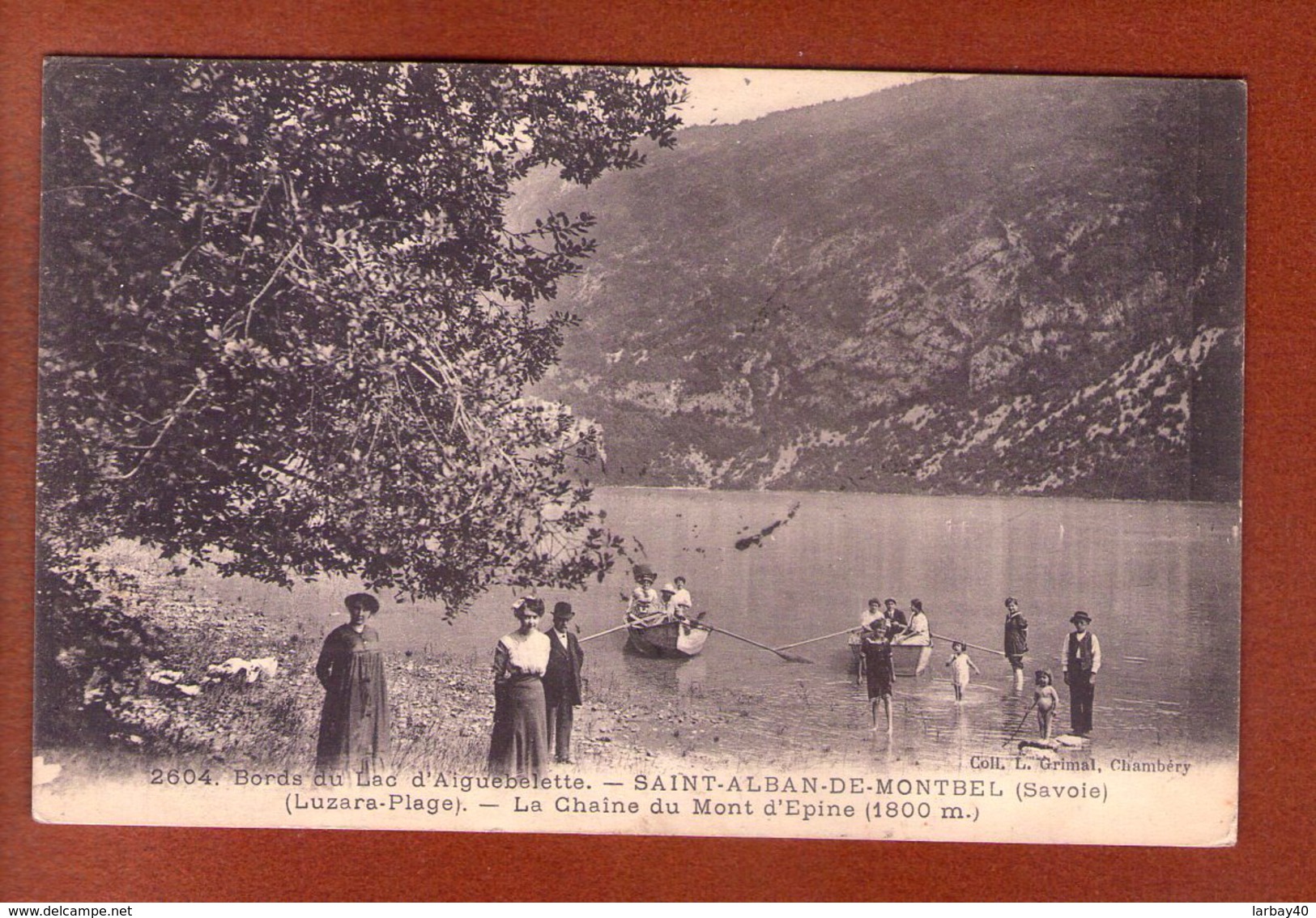 1 Cpa Saint Alban De Montbel Bords Du Lac - Other & Unclassified