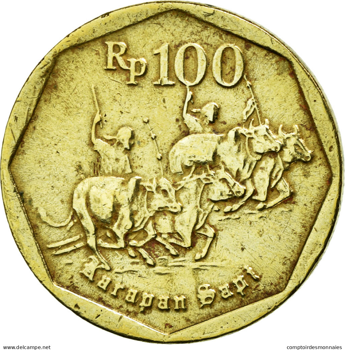 Monnaie, Indonésie, 100 Rupiah, 1998, TTB+, Aluminum-Bronze, KM:53 - Indonesien