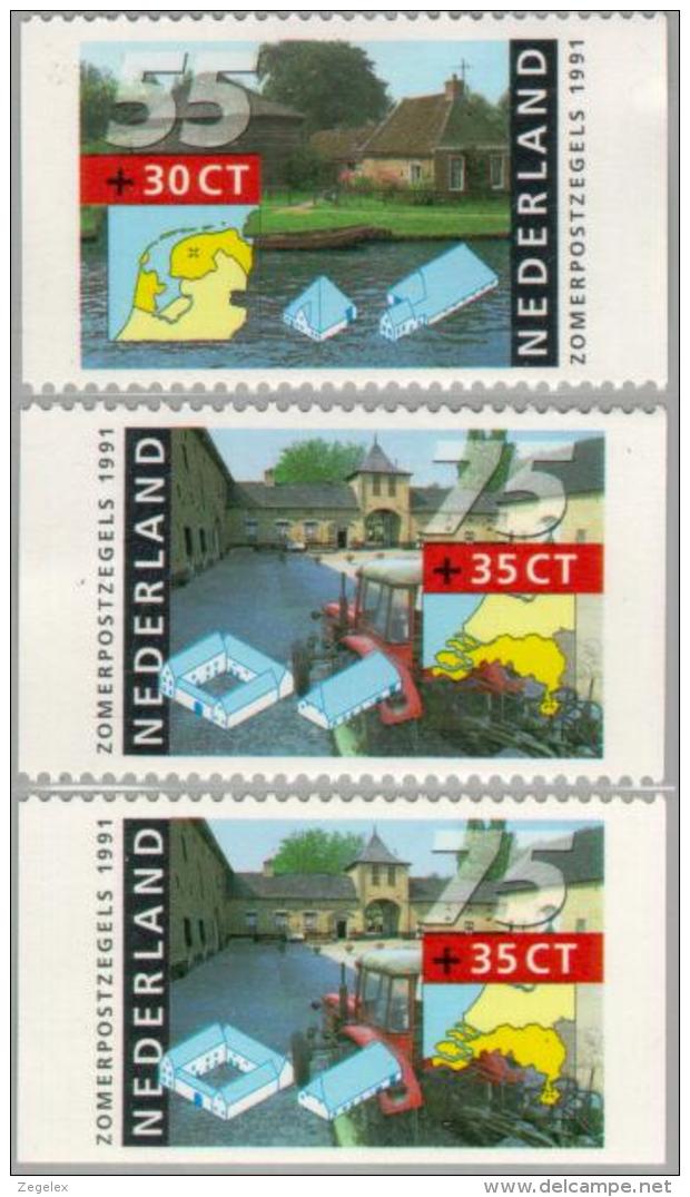 1991 Zomer Ongetand  NVPH 1471a,b,c Postfris/MNH/** - Neufs