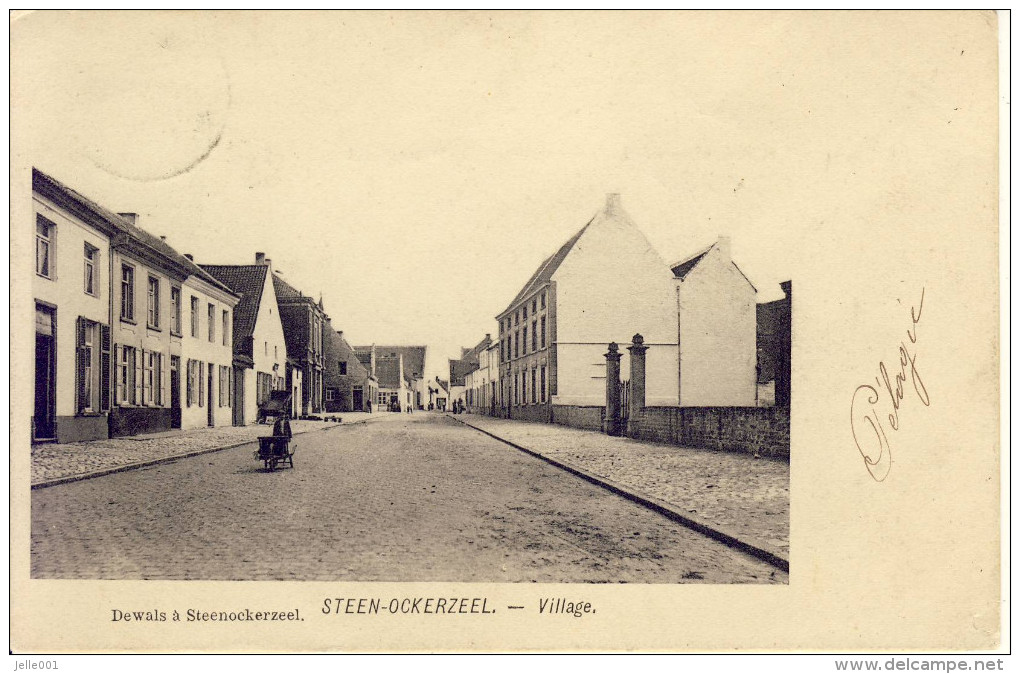 Steen-Ockerzeel Steenokkerzeel Village 1907 Sterstempel - Steenokkerzeel
