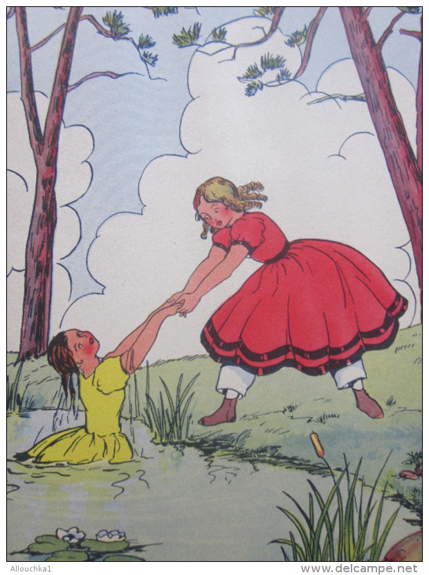 Print,Chromo,Filles Modéles De Ségur Ideal To Frame In Some Child´s Room Very Refined,Vintage,History Children´s Story - Other & Unclassified