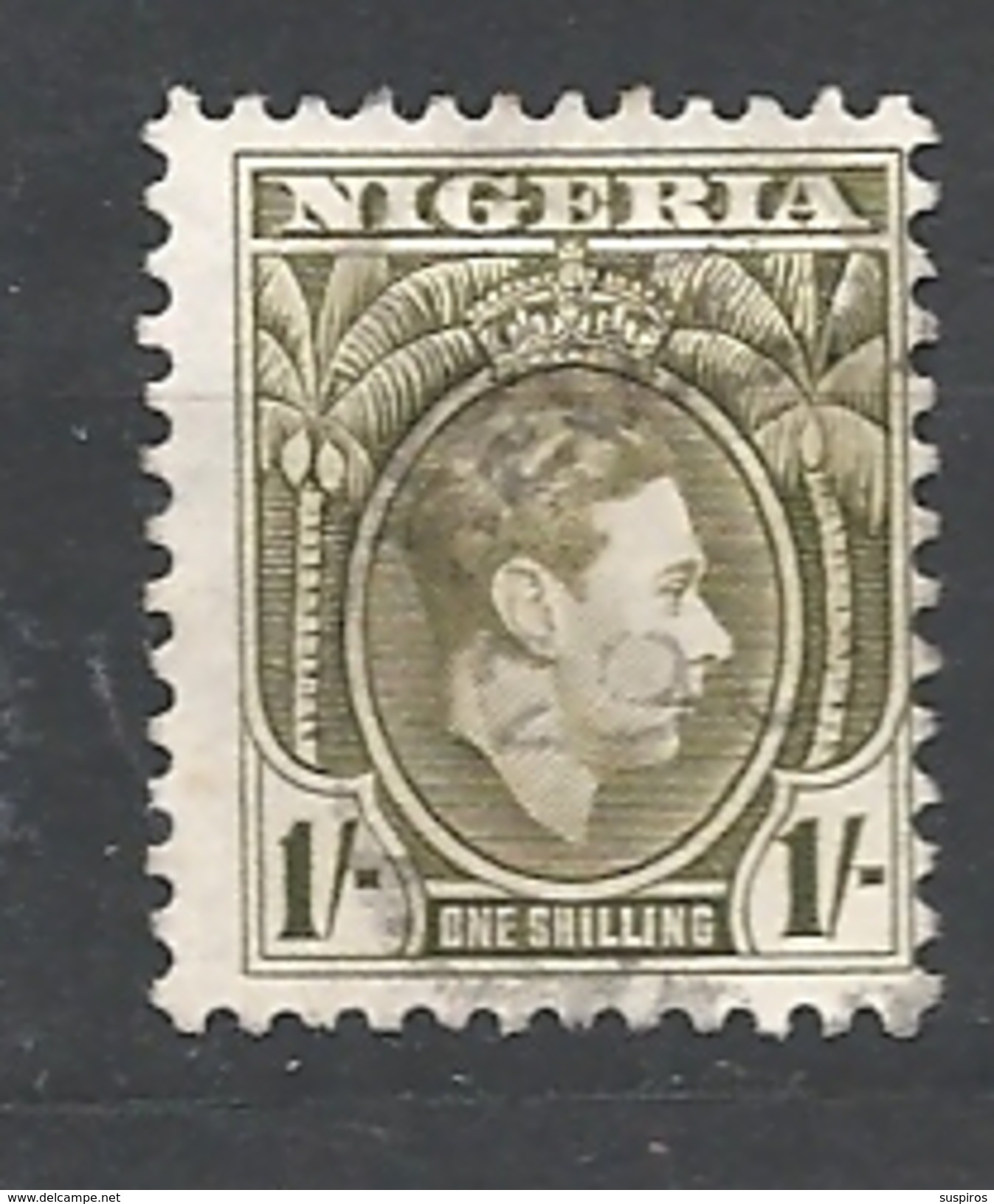 NIGERIA      1938 -1951 King George VI   USED - Nigeria (...-1960)