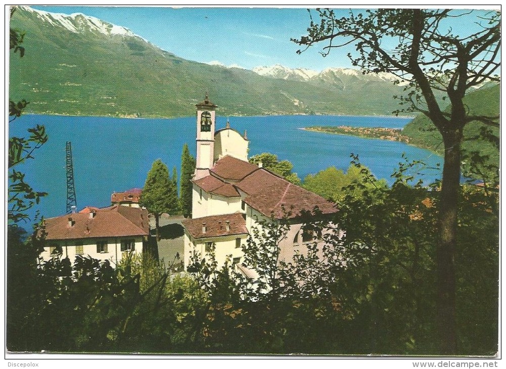 Y2359 Bellano (Como) - Santuario Della Beata Vergine Di Lezzeno - Panorama Col Lago / Viaggiata 1961 - Altri & Non Classificati