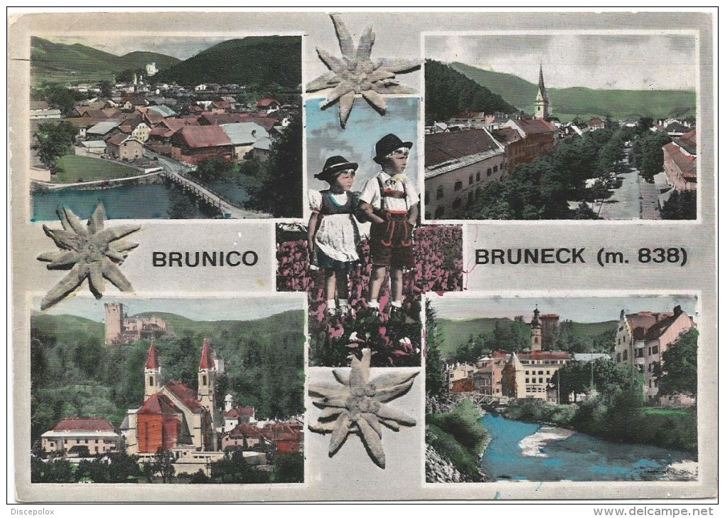 Y2372 Brunico Bruneck (Bolzano) - Panorama Vedute Multipla - Bambini Enfants Children Kinder Nino / Viaggiata 1959 - Autres & Non Classés