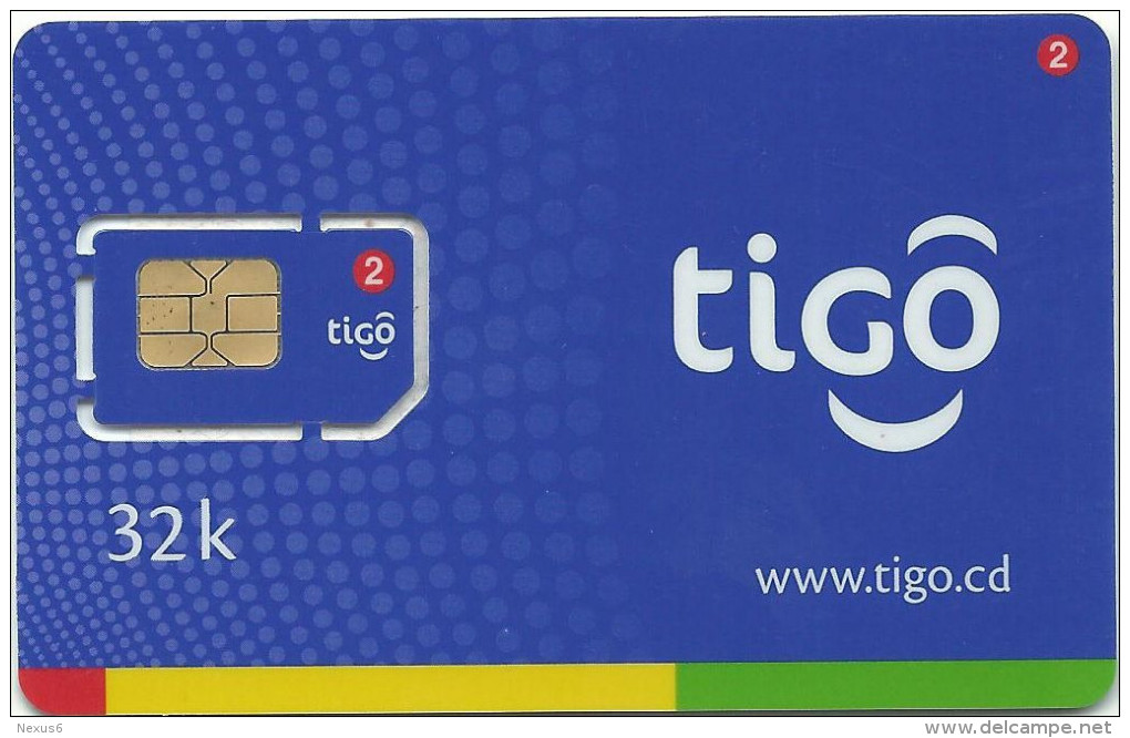 Congo (Kinshasa) - TIGO GSM SIM 32K, Mint - Congo