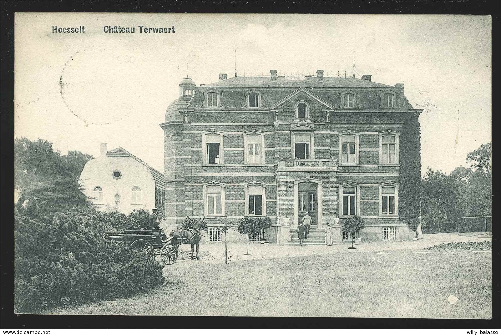 +++ CPA - HOESSELT - HOESELT - Château TERWAERT - Kasteel - Attelage   // - Hoeselt