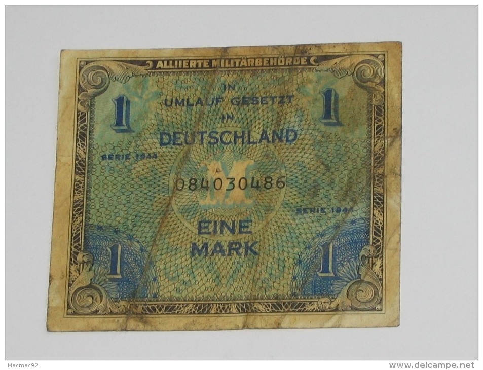 1 Eine Mark - Allied Occupation WWII - ALLEMAGNE - Série 1944  **** EN ACHAT IMMEDIAT **** - 1 Mark