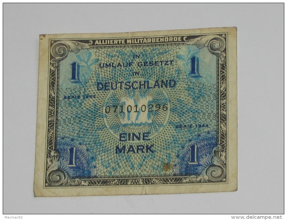 1 Eine Mark - Allied Occupation WWII - ALLEMAGNE - Série 1944  **** EN ACHAT IMMEDIAT **** - 1 Mark