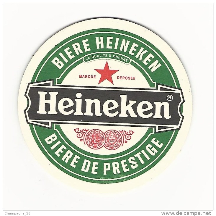 ALSACE BIÈRE HEINEKEN BIÈRE DE PRESTIGE     NEUF - Bierdeckel