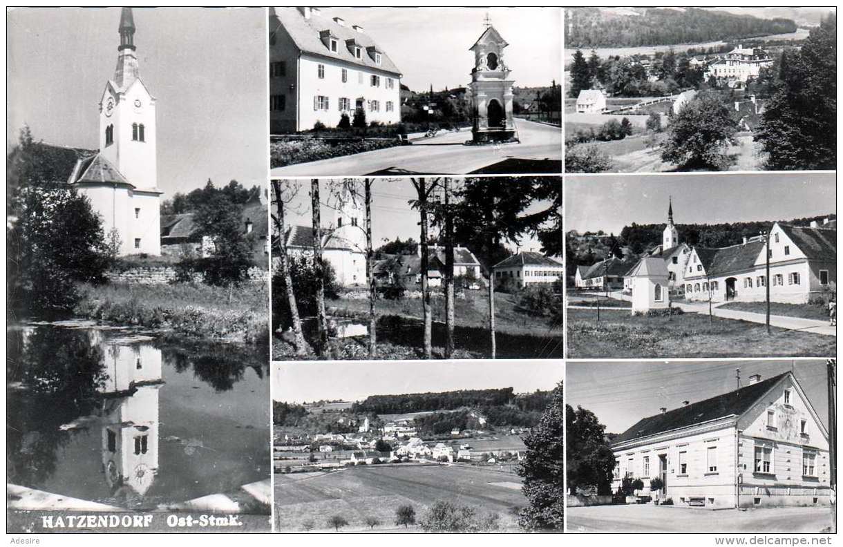 MATZENDORF (Ost-Steiermark), Fotokarte Gel.196?, Transportspuren - Pack