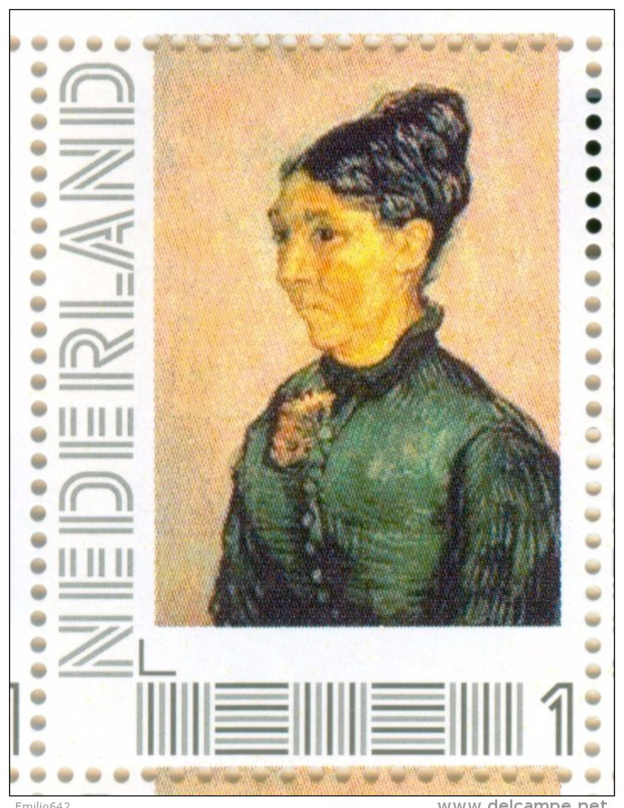 Persoonlijke Postzegel G12A2 Mobiele OKI531 Printer Hilversum 2014 NIEUW!! Vincent Van Gogh Portrait Of Mme Trabuc - Personnalized Stamps