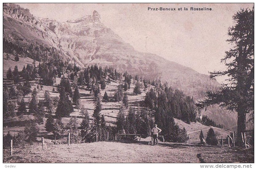 Praz-Beneux Et La Roseline (919) - La Praz