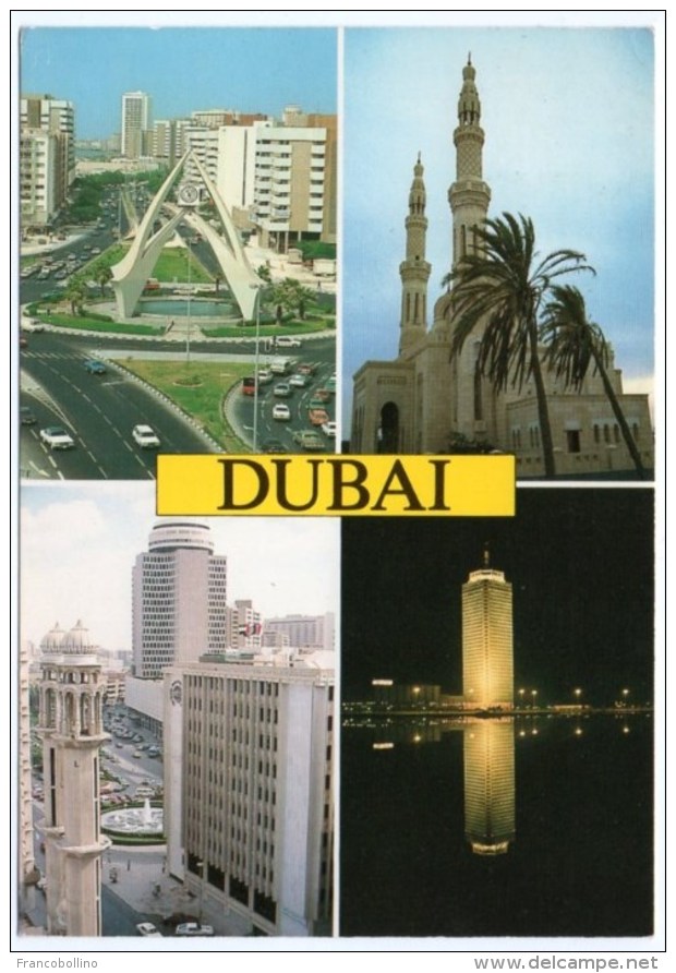 UNITED ARAB EMIRATES - DUBAI VIEWS / MOSQUE / CIRCULATED FROM THAILANDIA - Ver. Arab. Emirate