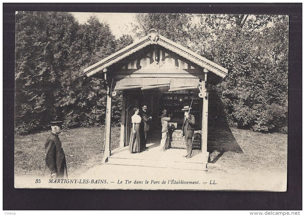 CPA 88 - MARTIGNY-LES-BAINS - Le Tir Dans Le Parc De L'Etablissement - TB PLAN De TIR à La Carabine Cible - Tiro (armas)