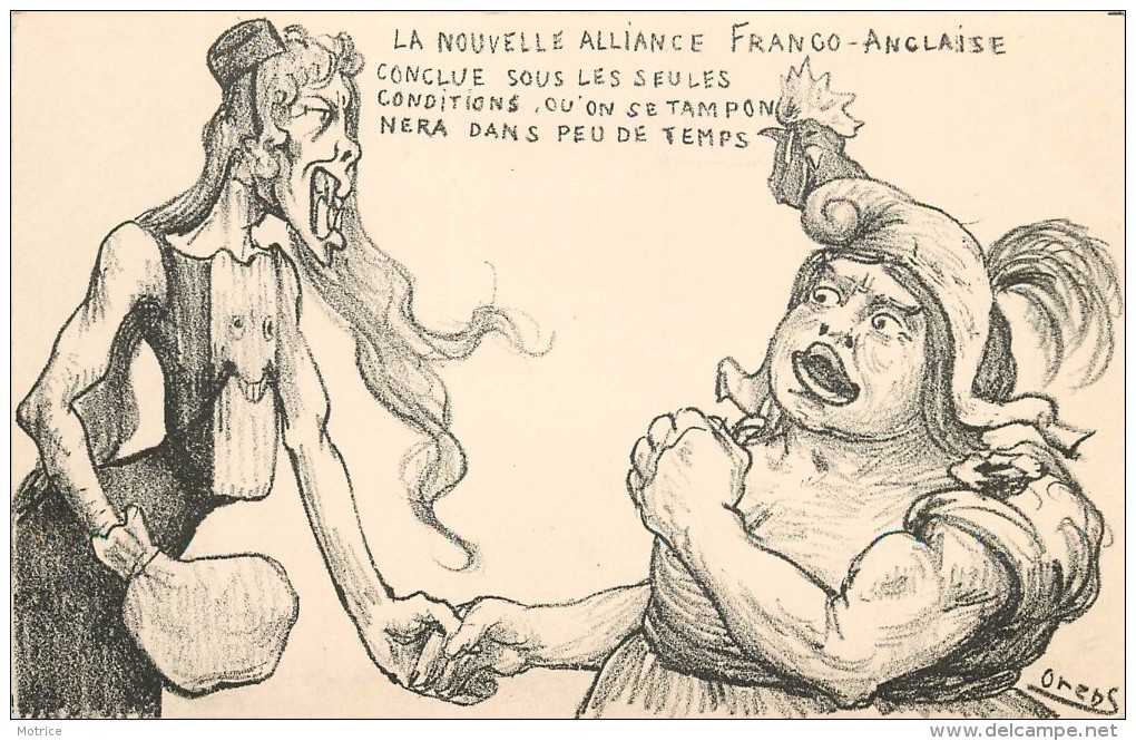 ORENS (illustrateur)-   La Nouvelle Alliance Franco-Anglaise. - Orens
