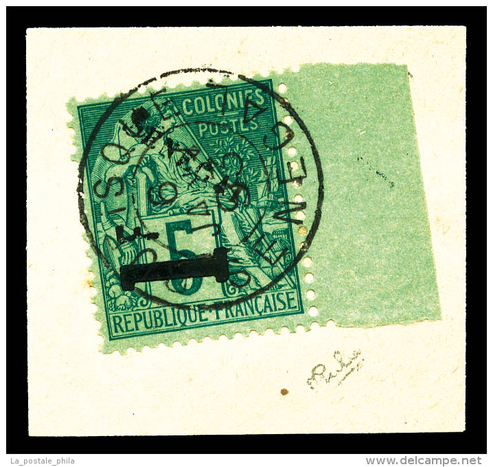 O N°6/7, Timbres Des Colonies Surchargés, Les 2 Valeurs TB (signé Calves/certificat)  ... - Oblitérés