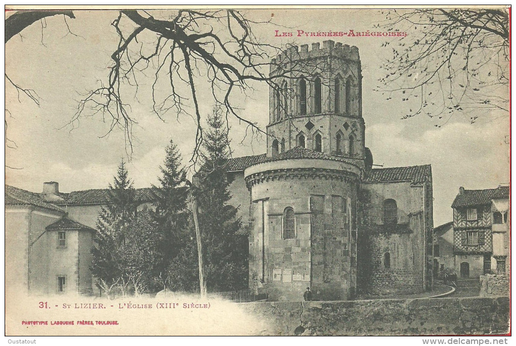 09 - Ariège - Saint Lizier - L'église - Autres & Non Classés