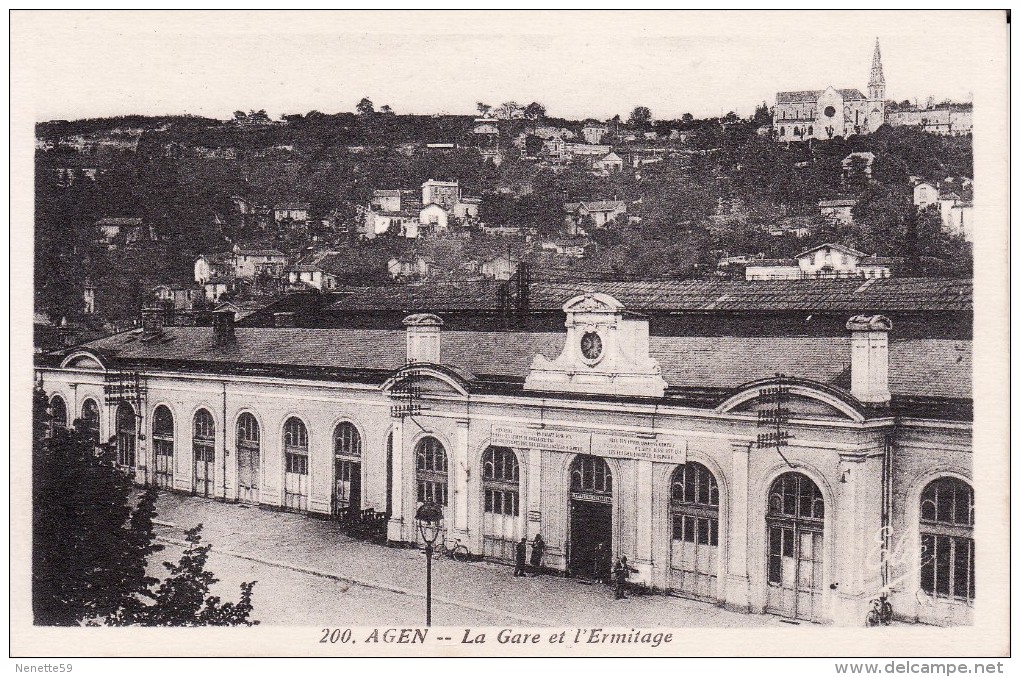 AGEN -- La Gare Et L'Ermitage + Petite Animation - Agen