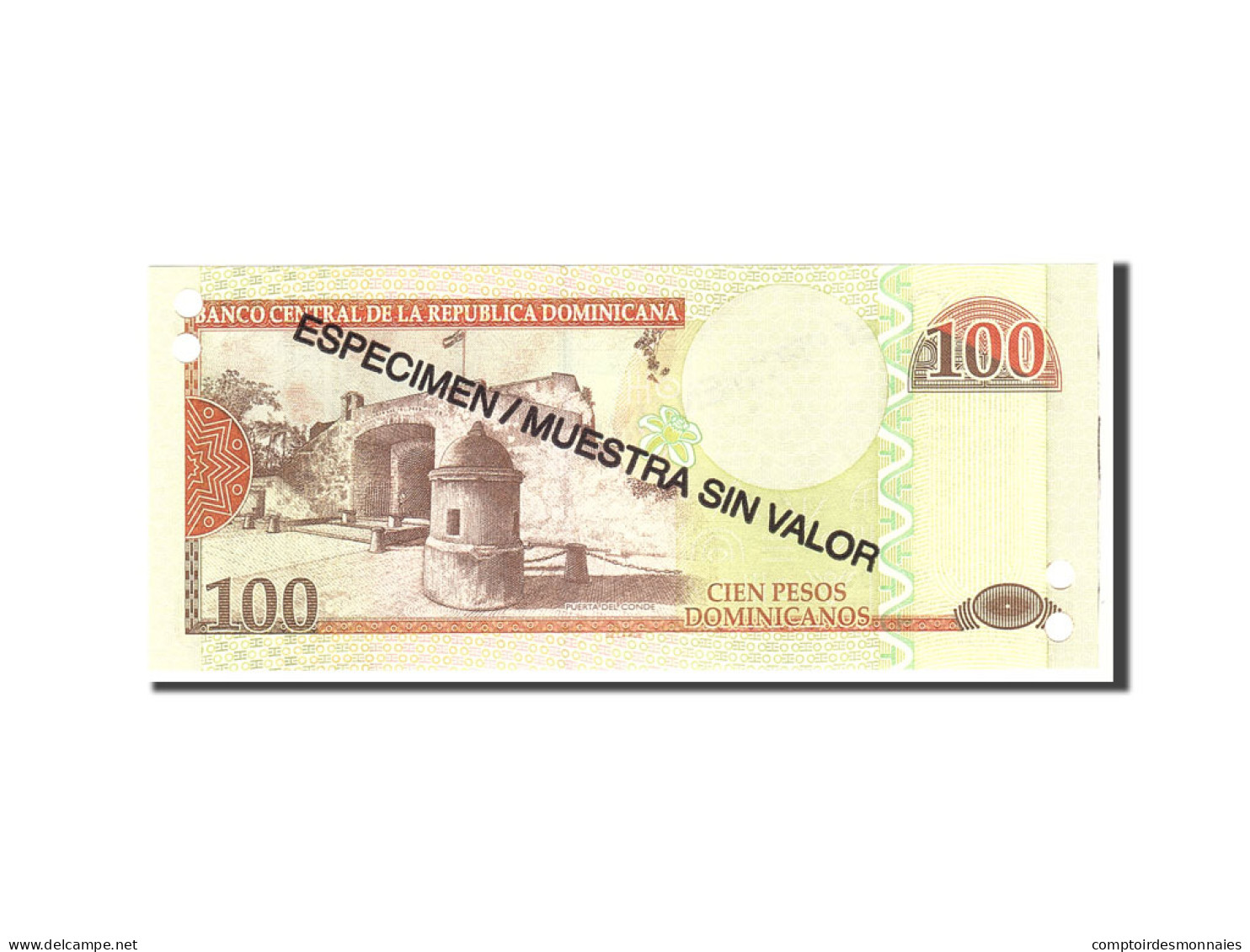 Billet, Dominican Republic, 100 Pesos Dominicanos, 2011, Undated, KM:184s, NEUF - Dominicaine