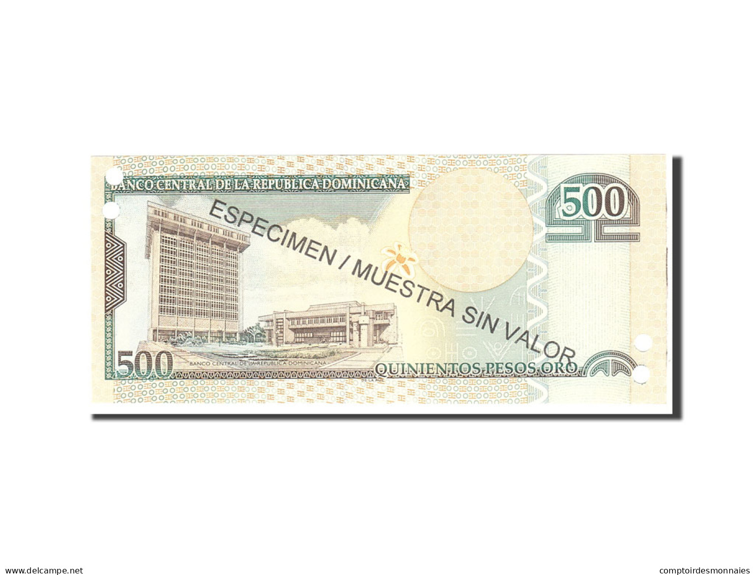 Billet, Dominican Republic, 500 Pesos Oro, 2009, Undated, KM:179s2, NEUF - Dominicaine