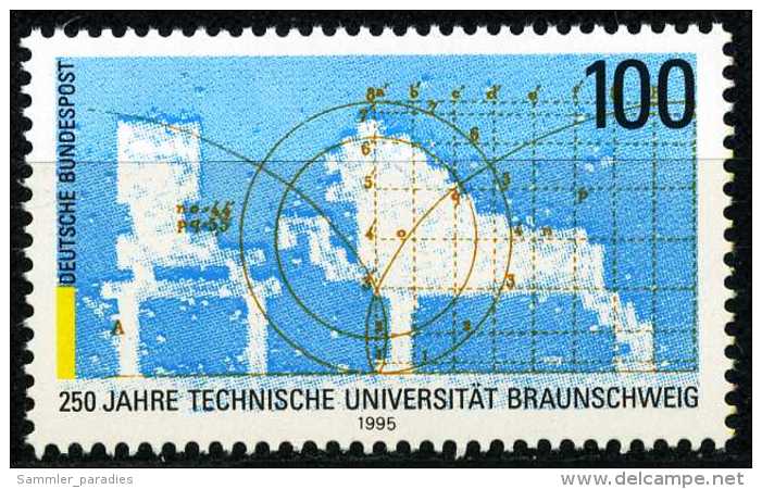 BRD - Mi 1783 - ** Postfrisch (A) - 100Pf  250 Jahre Uni Carolo-Wilhelmina - Unused Stamps