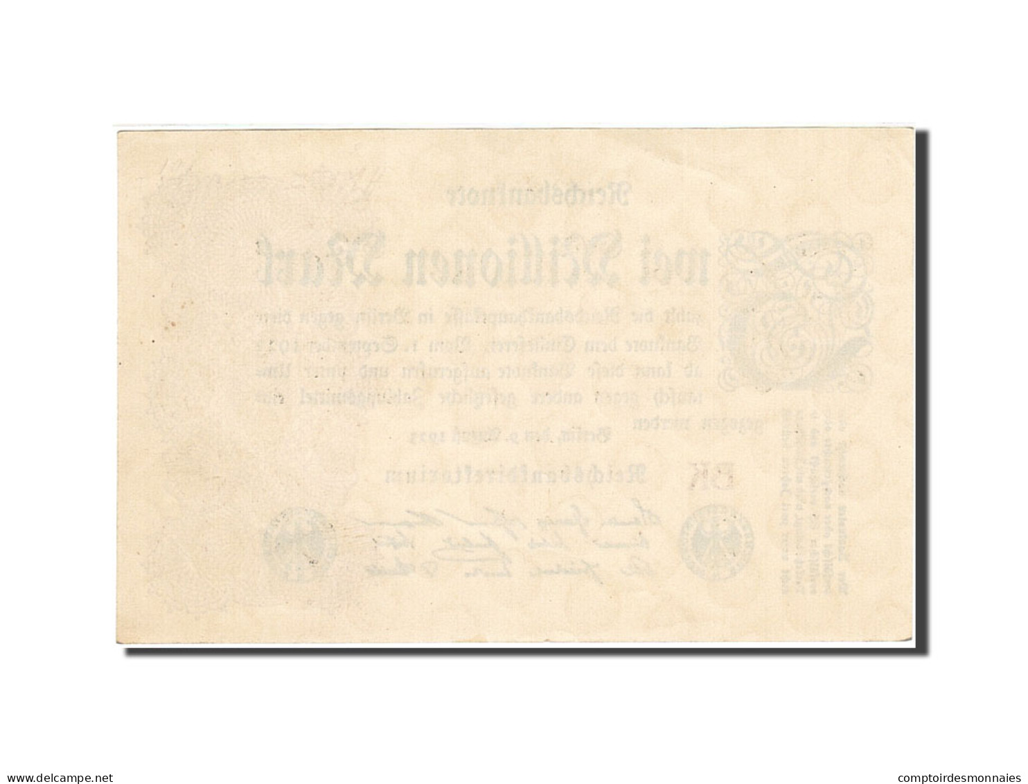 Billet, Allemagne, 2 Millionen Mark, 1923, 1923-08-09, KM:104a, SUP - 2 Millionen Mark