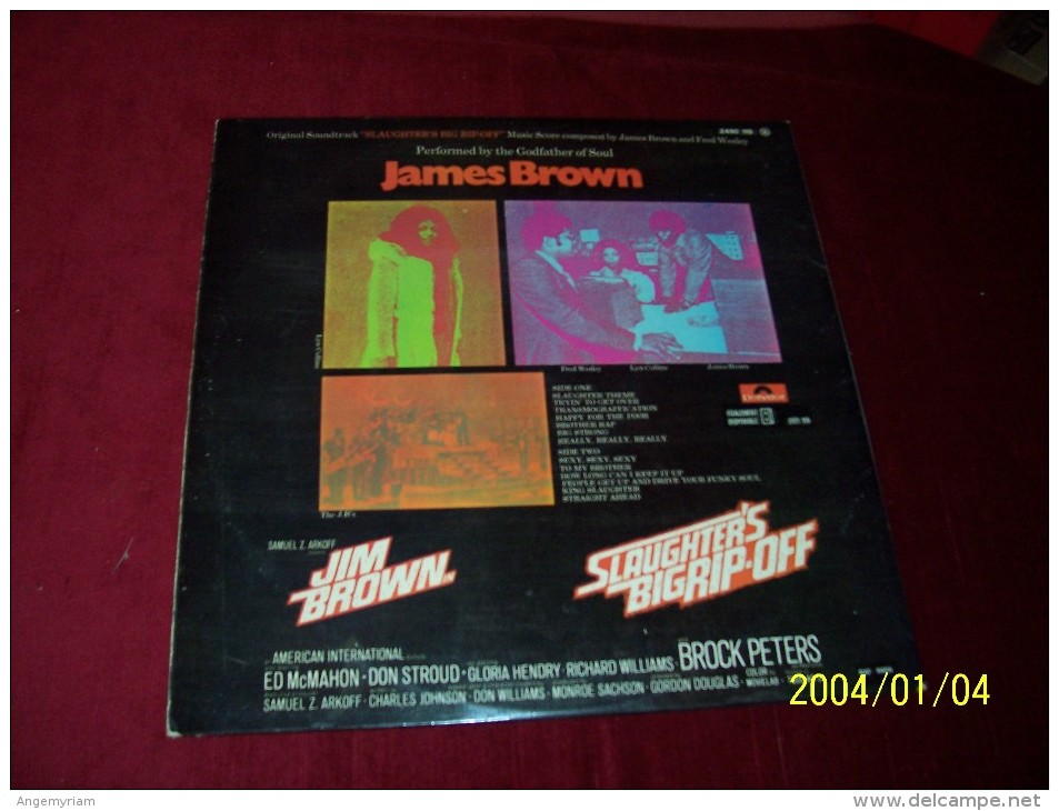 COLLECTION DE  4 DISQUES ANCIEN °° JAMES BROWN X2 + GALLAGHER + TEN YEARS AFTER  DOUBLE