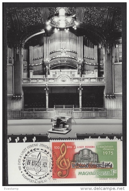 HUNGARY-1975.Maximum Card - Franz Liszt Musical Academy, Centenary III.Mi:3080. - Maximumkaarten