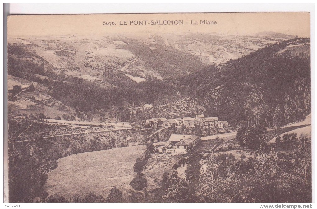 CPA -  5076. LE PONT SALOMON - La Miane - Other & Unclassified