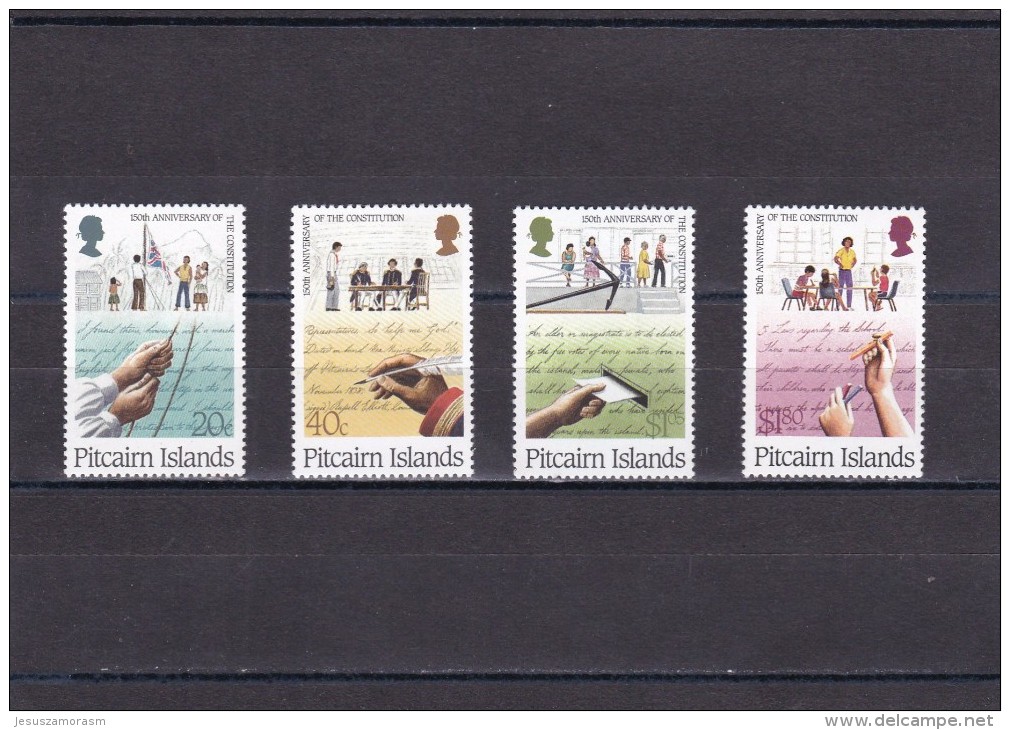 Pitcairn Nº 309 Al 312 - Islas De Pitcairn