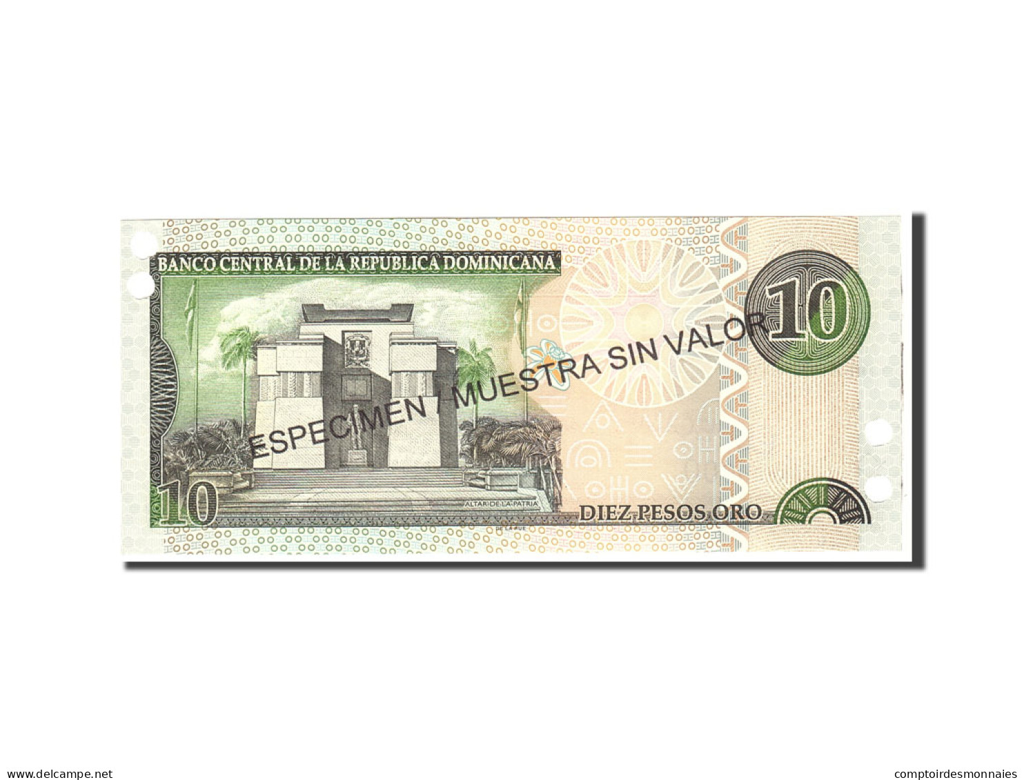 Billet, Dominican Republic, 10 Pesos Oro, 2002, Undated, KM:168s2, NEUF - Dominicaine