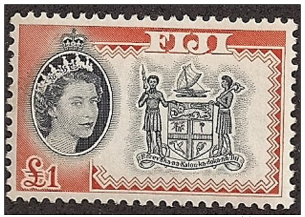 FIJI,  Scott 2016 # 189,  Issued 1962,  Single,  MLH (Dist Gum),  Cat $ 21.00. QE II - Fidji (1970-...)