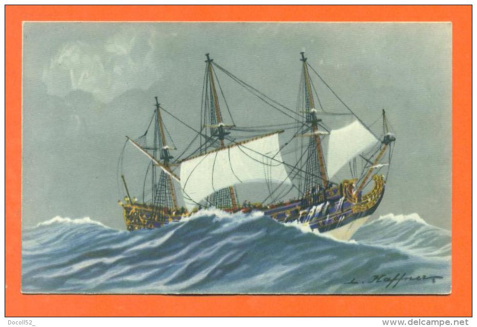 CPA  Illustrateur HAFFNER - Bateau - Voilier - Vaisseau  " Le Soleil Royal " - Haffner