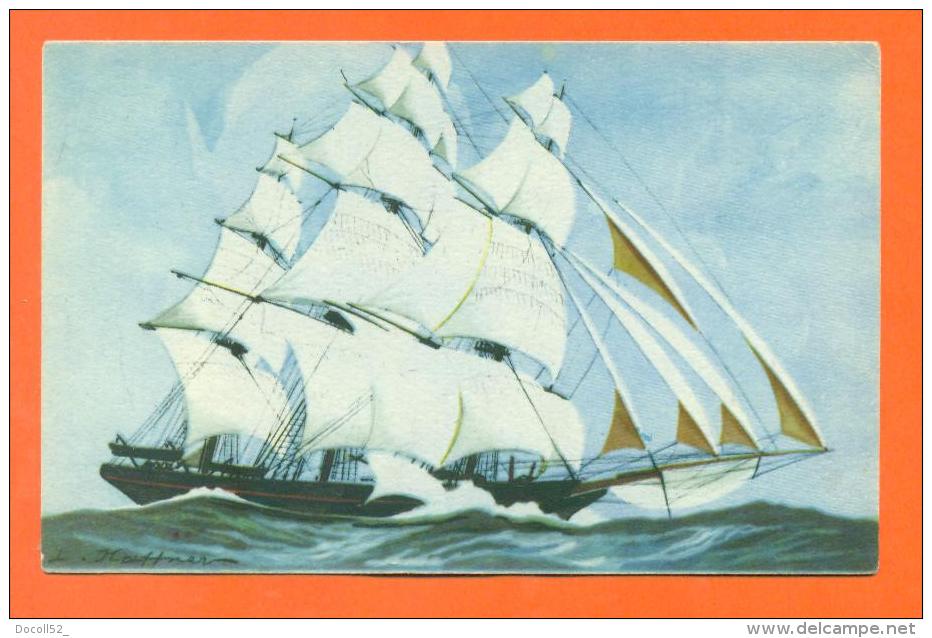 CPA  Illustrateur HAFFNER - Bateau - Voilier - Vaisseau  " Clipper " - Haffner