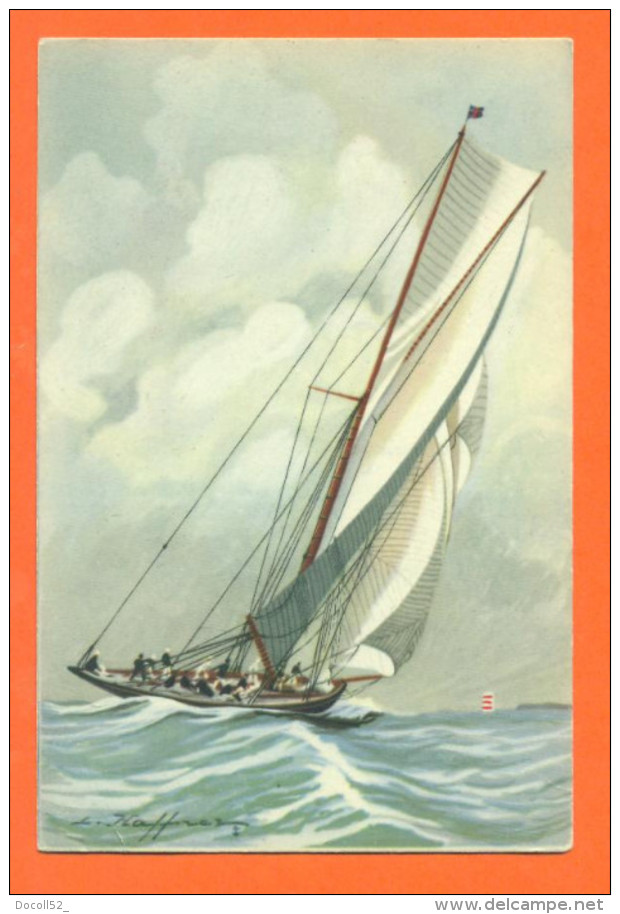 CPA  Illustrateur HAFFNER - Bateau - Voilier - Vaisseau  " Yacht De La Grande Classe " - Haffner