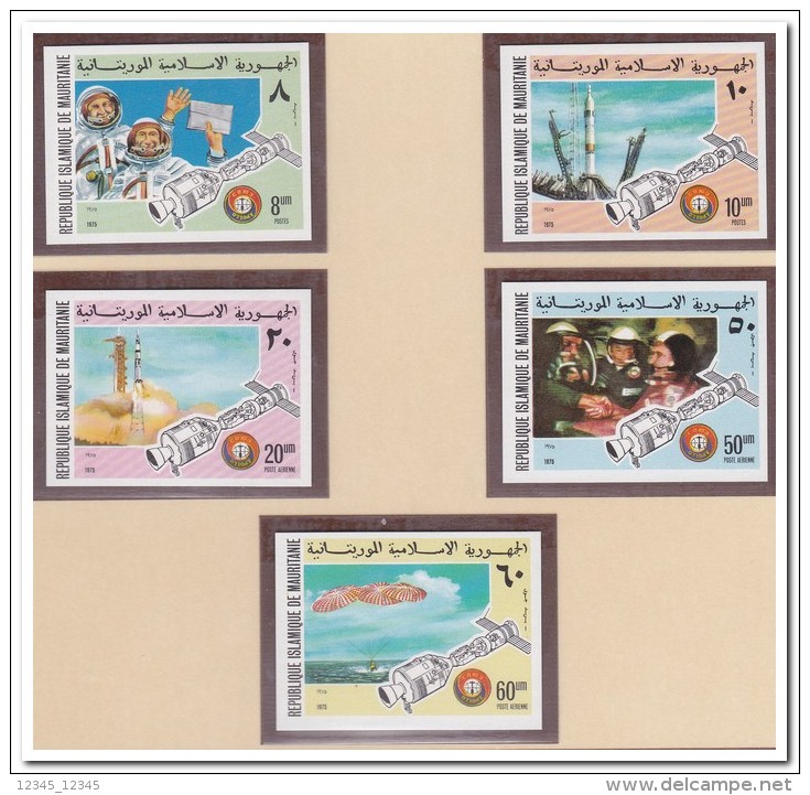 Mauritanië 1975 Imperf., Postfris MNH, Space - Mauritanië (1960-...)