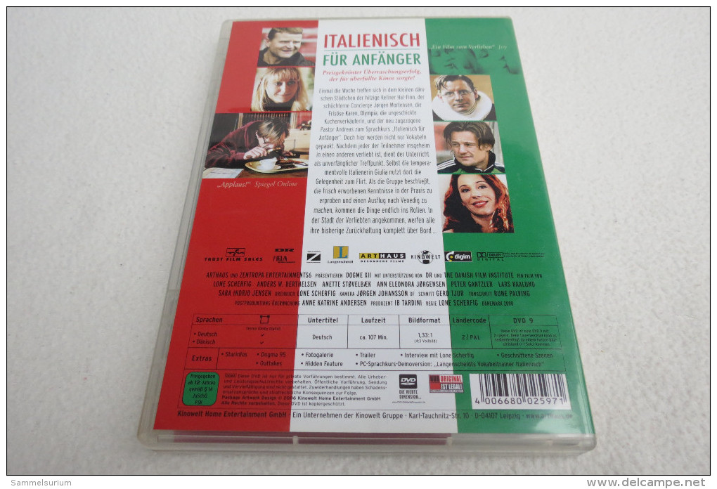 DVD "Italienisch Für Anfänger" Preisgekrönter Kinofilm - Music On DVD