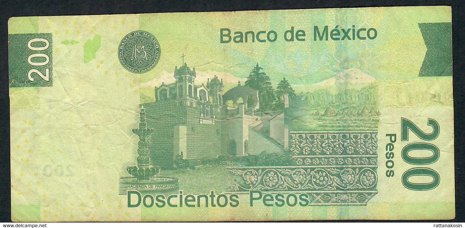 MEXICO P125i 200 PESOS  24.6.2011 Serie AE   VF - Mexique