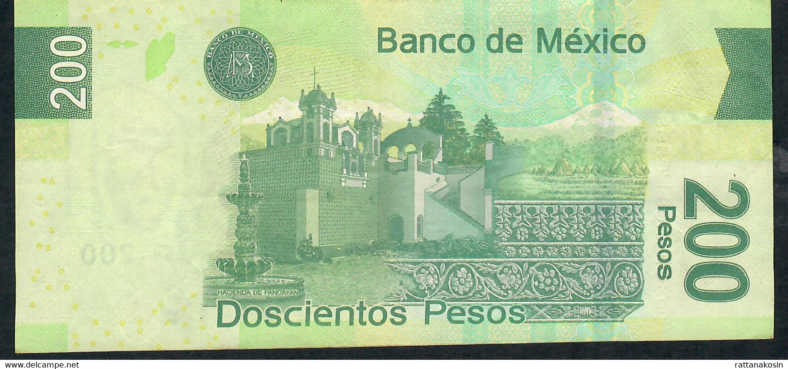 MEXICO P125i  200 PESOS  24.6.2011 Serie AE   VF - Mexique