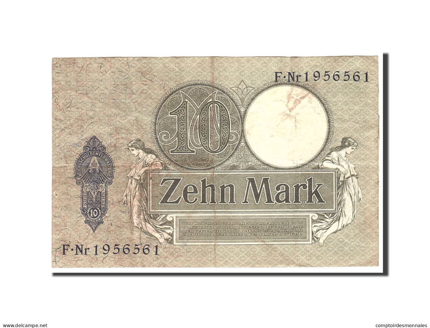 Billet, Allemagne, 10 Mark, 1906, 1906-10-06, KM:9b, TTB - 10 Mark