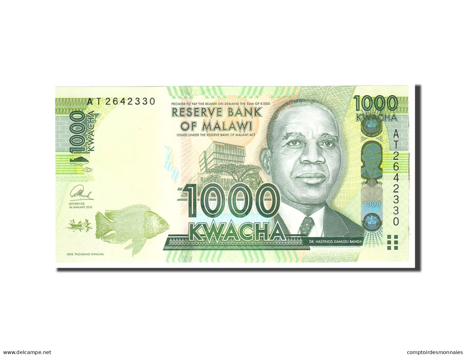 Billet, Malawi, 1000 Kwacha, 2013, 2013-01-01, KM:62, NEUF - Malawi