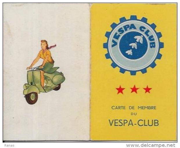 Vespa Club 11,8 X 9,3 Ouvert - Publicités