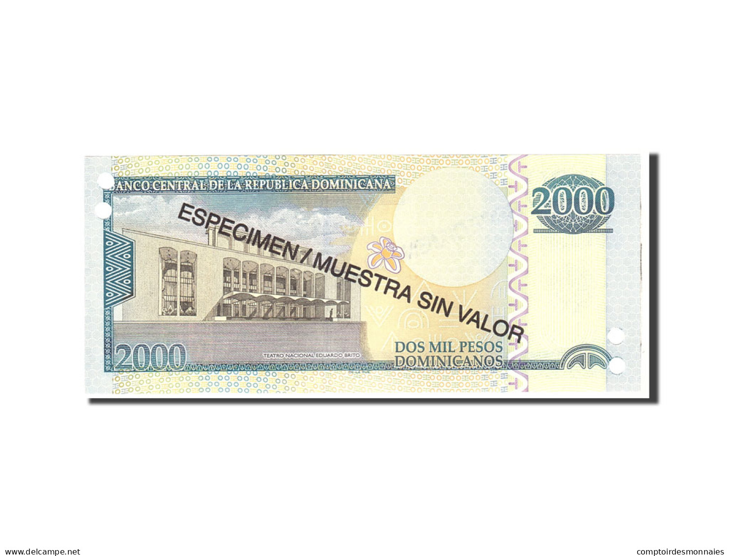 Billet, Dominican Republic, 2000 Pesos Dominicanos, 2011, Undated, KM:187s, NEUF - Dominicaine