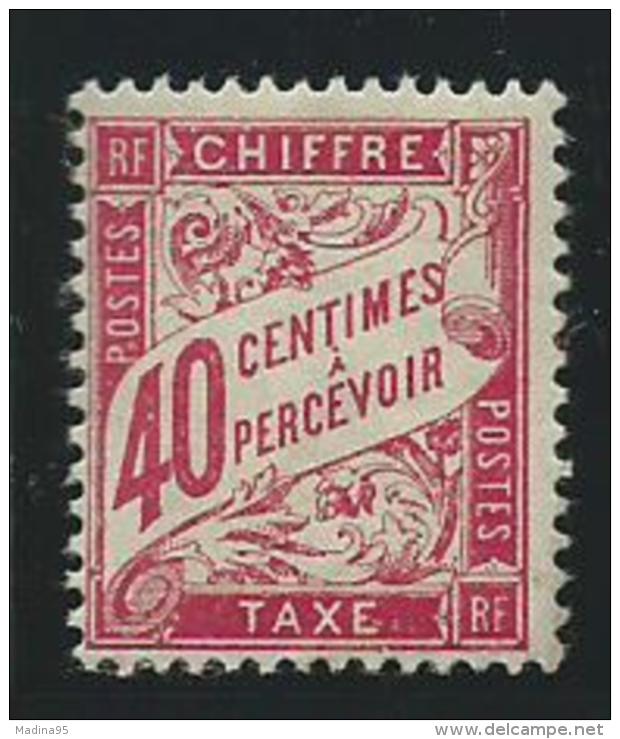 FRANCE: *, TAXE N°35, TB - 1859-1959 Neufs