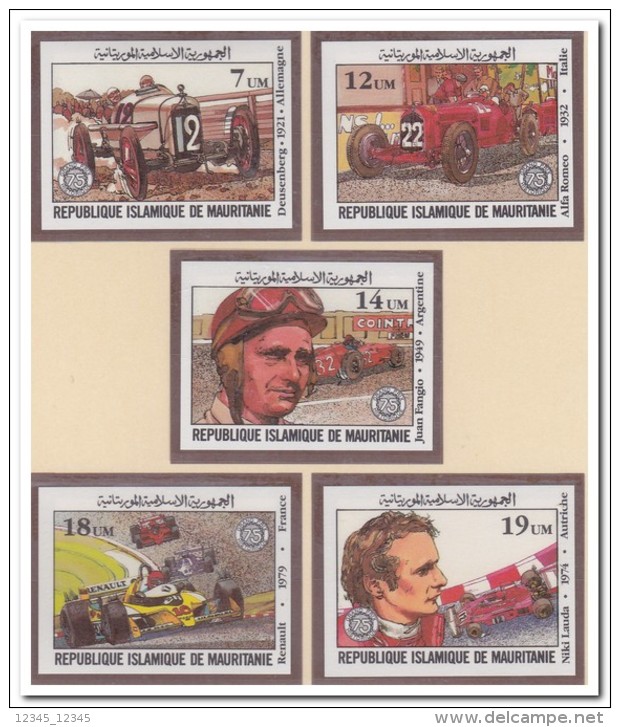 Mauritanië 1982 Imperf., Postfris MNH, Cars, Sport - Mauritanië (1960-...)