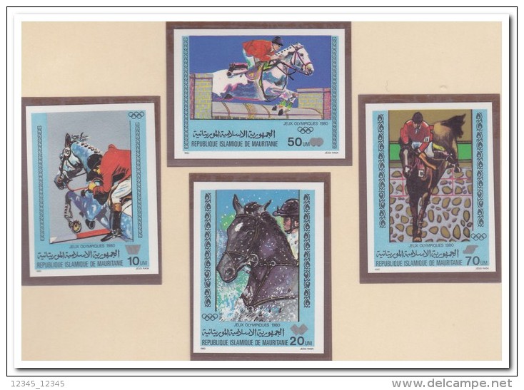 Mauritanië 1980 Imperf., Postfris MNH, Equestrian Sport - Mauritanië (1960-...)